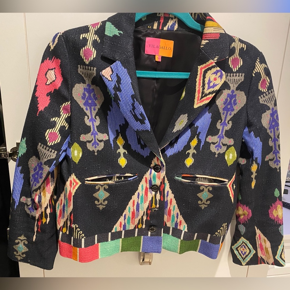 Vilagalo Aztec blazer, size 34